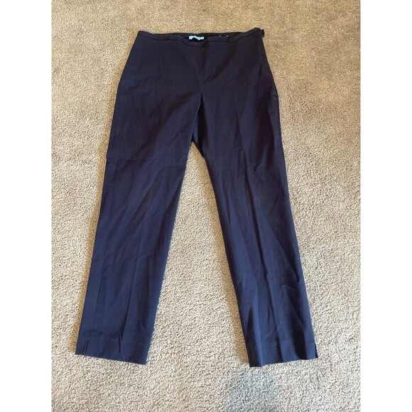 Navy Blue Dress‎ Pants Career Business Casual Work Trousers - Picture 1 of 7